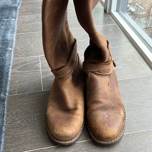 Roots Brown Leather Tall Boots